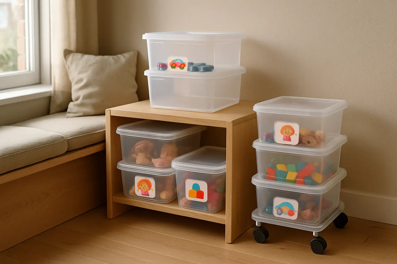 organizacao brinquedos caixas transparentes 7 organizacao brinquedos caixas transparentes