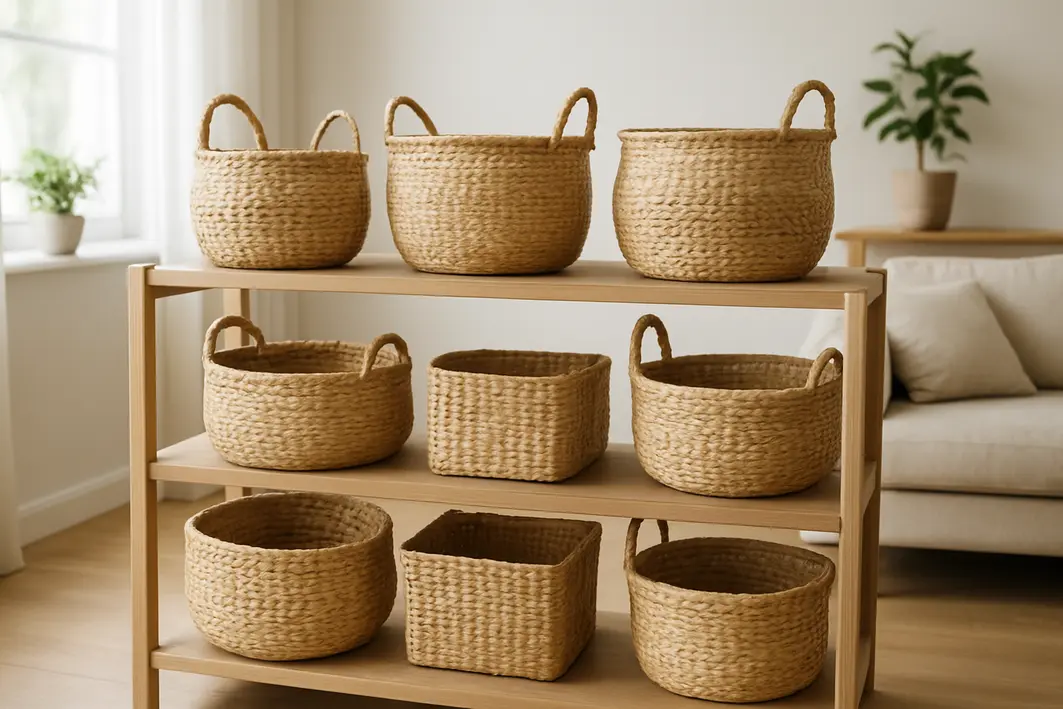 organizacao cestos palha vime Cestos organizadores: como usar o item favorito dos personal organizers