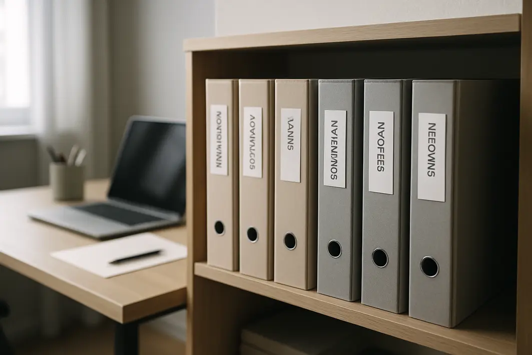 organizacao documentos pastas categorias Organização de documentos: o sistema que vai salvar seu 2026 (fácil)