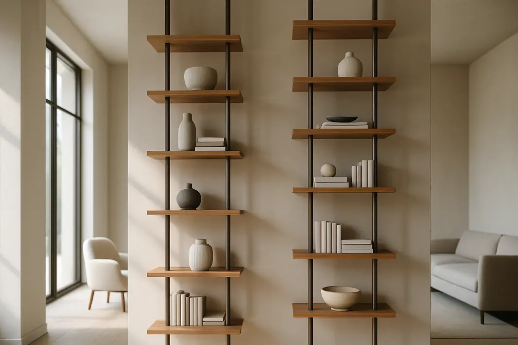 organizacao vertical prateleiras teto Closet pequeno: como aproveitar a altura das paredes para ganhar espaço