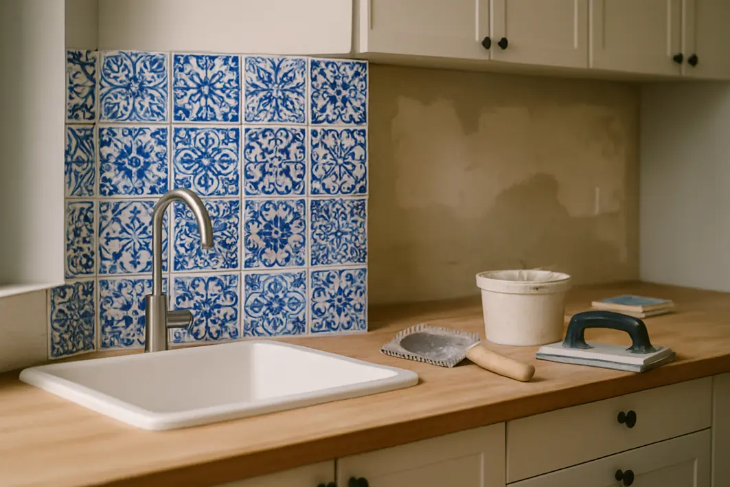 pintura azulejos reforma cozinha Como renovar azulejos de cozinha com tinta epóxi (passo a passo)