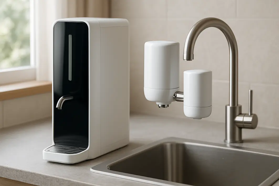 purificador agua vs torneira filtro Filtros de água 2026: modelos eficientes que decoram sua cozinha
