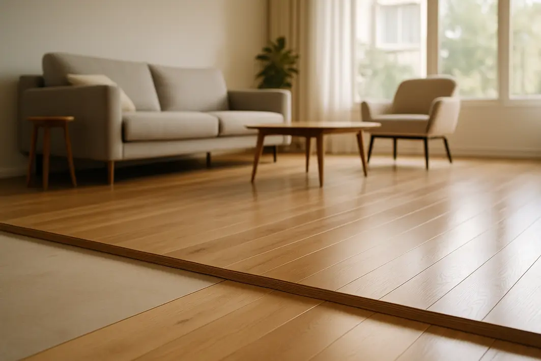 reforma sem obra piso sobre piso Reformar sem quebra-quebra: a mágica do piso vinílico (guia completo)