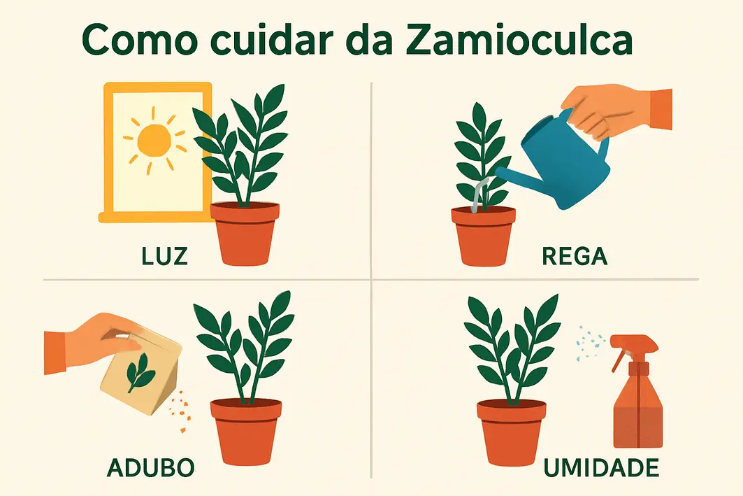 Mulher adulta ajustando planta costela de dao em vaso branco moderno perto de janela